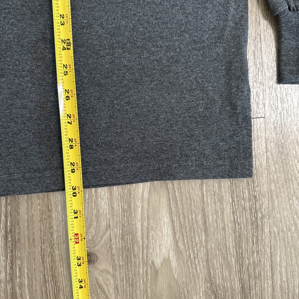 New England Patriots TShirt Mens Large Gray Long Sleeve NFL Team Apparel‎ - Picture 6 of 13